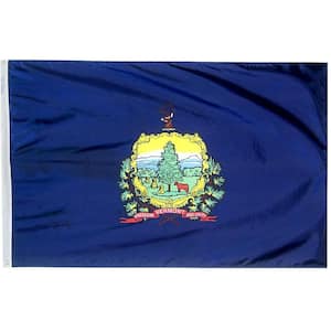 5 ft. x 8 ft. Nylon Vermont State Flag