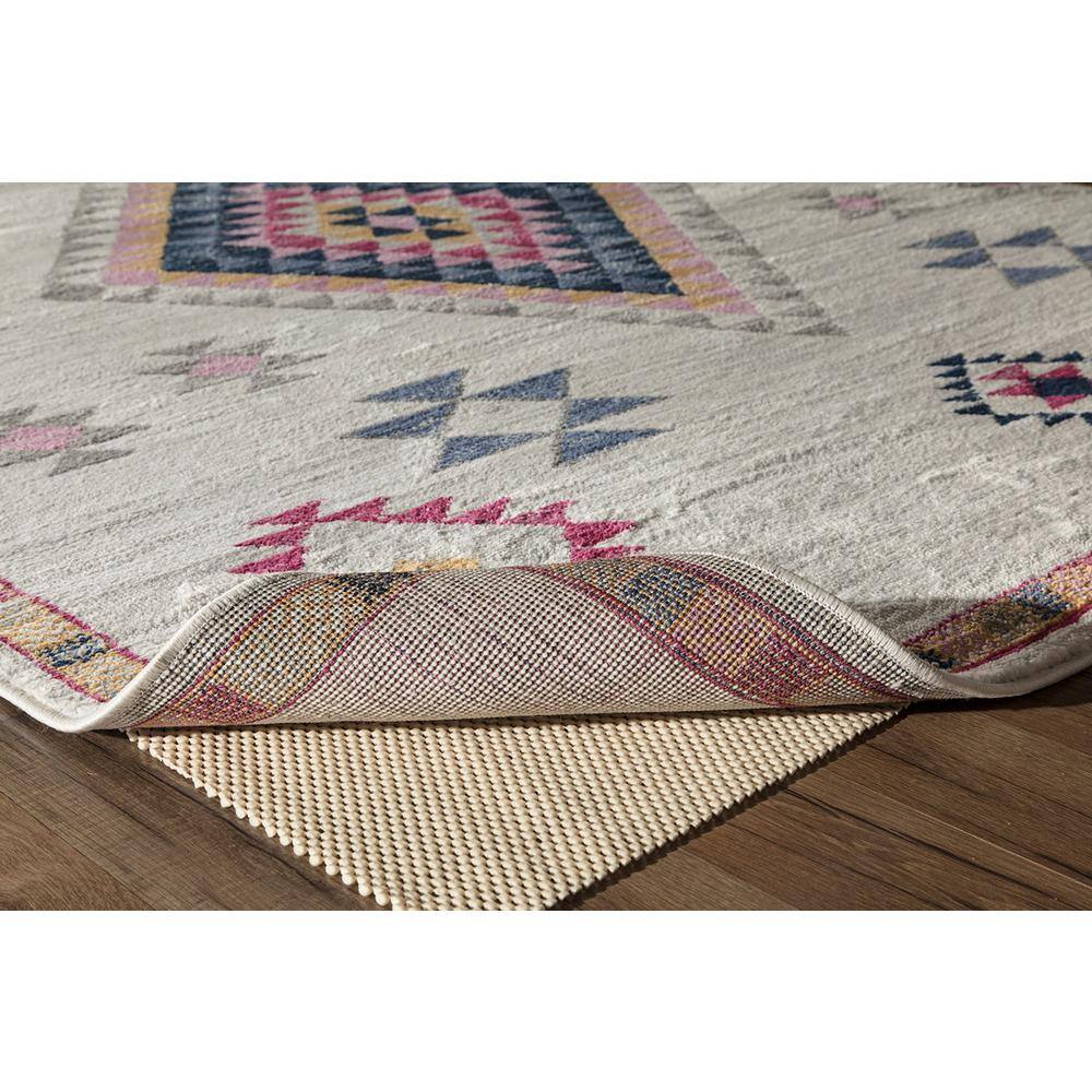 Sahara Ivory and Multicolor Tribal Runner Rug