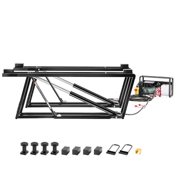 SKYSHALO Car Lift, 5000 lbs. Capacity Car Lift for Home Garage 3-Level Adjustable w/ 29.8 in. Lift Height ATV and Motorcycle Jack