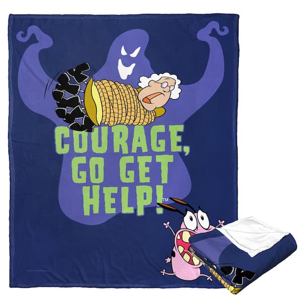 Courage the 2025 cowardly dog blanket