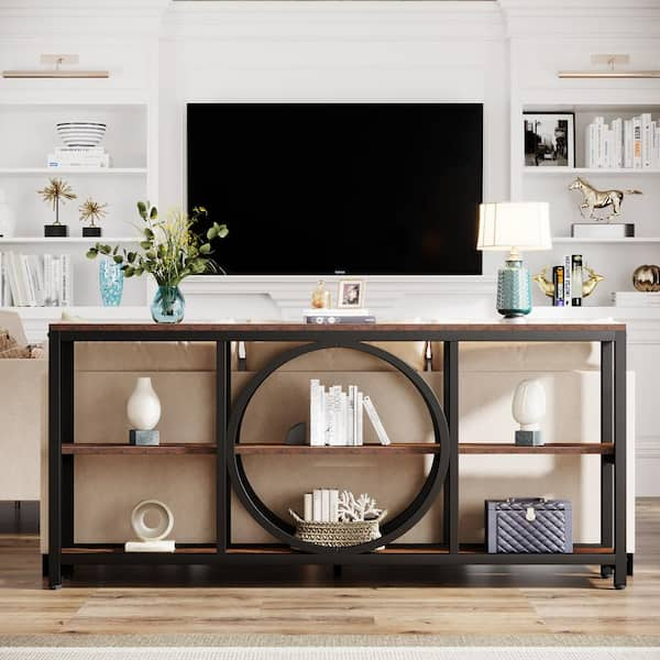 Tribesigns Console Table, 70.9 Narrow Sofa Table Entryway Table