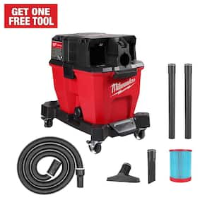 M18 FUEL 9 Gal. Cordless DUAL-BATTERY Wet/Dry Shop Vacuum with Filter, Hose, and Accessories