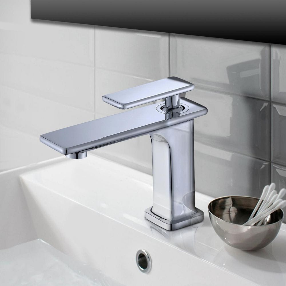 Single-Handle Single-Hole Bathroom Faucet Chrome price history on PriceWatchPro