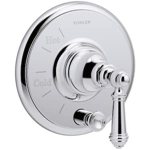 Artifacts Lever 1-Handle Rite-Temp Pressure Balancing Valve Trim Kit in Polished Chrome (Valve Not Included)