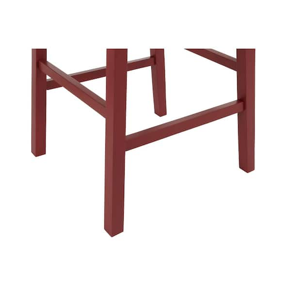 Redwood Foot Stool, Stable Stool with Flared-Leg Design