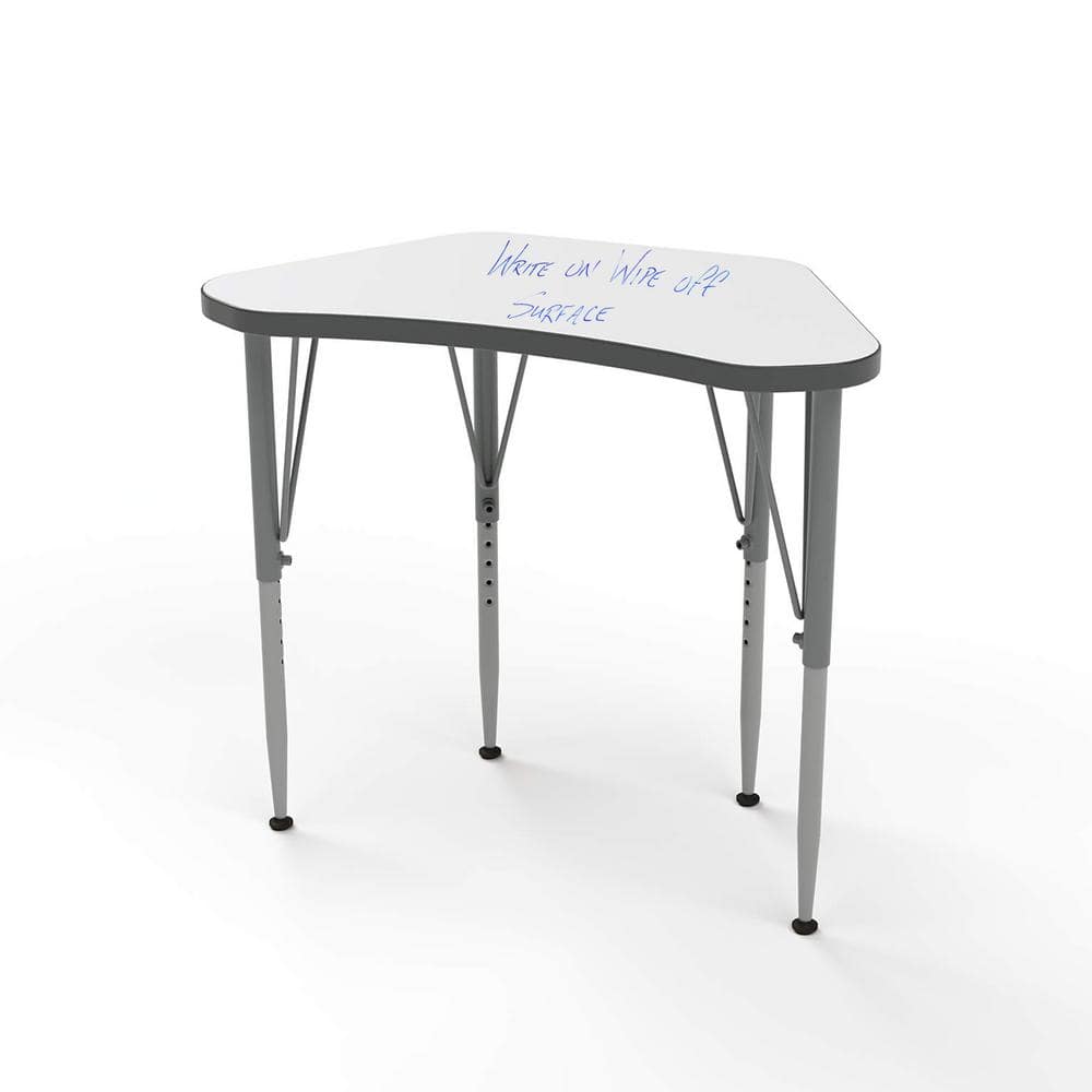 Versa Wing Desk Laminate Adjustable Kids Desk Write-On/Wipe-Off Top Classro