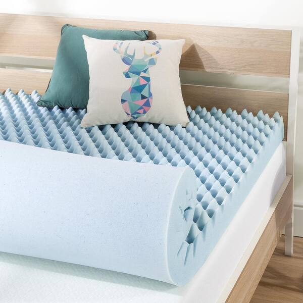 4 inch egg crate mattress topper queen