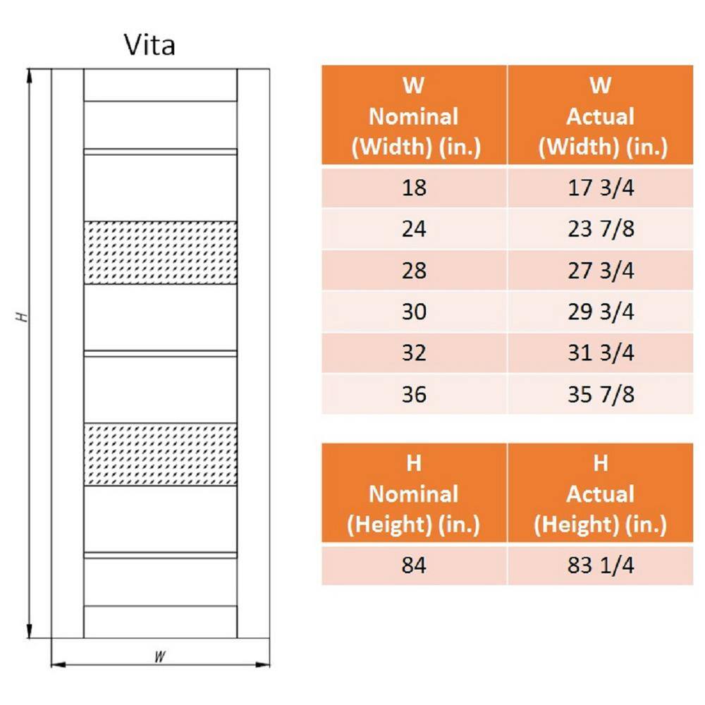 Shambor 64" x 83.25" Frosted Glass Composite Prehung French Door