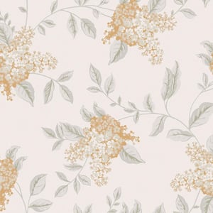 Portland Apricot Orange Wallpaper Sample