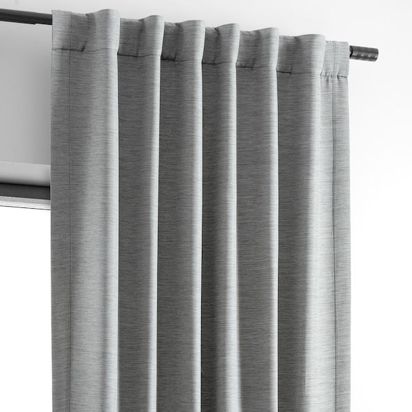 Rumor Platinum Gray Solid Indoor Outdoor Fabric - Rich Tex