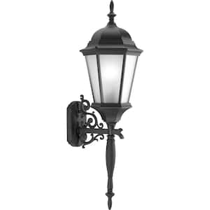 Welbourne Collection Black Outdoor Wall Lantern