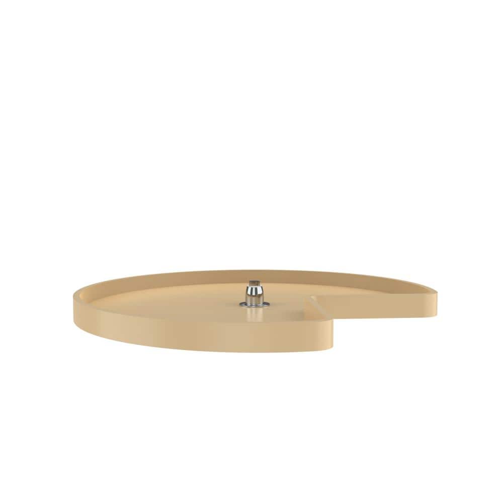 32 in. Almond Polymer Kidney Lazy Susan with Bottom mount price history on PriceWatchPro