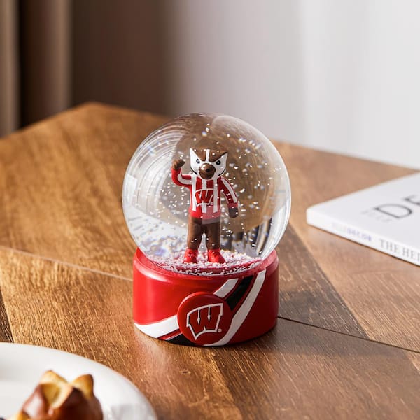 Evergreen Enterprises University of Wisconsin 5 in. Glass Tabletop Snow Globe