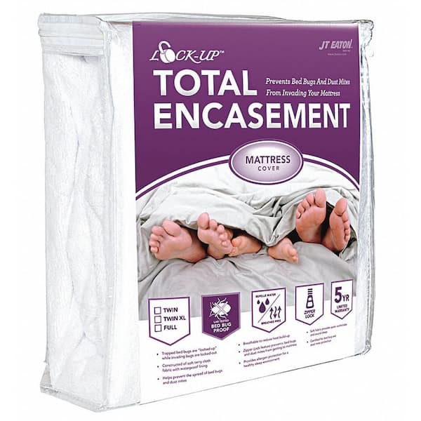JT Eaton Lock-Up Total Encasement Bed Bug Protection For King Mattress