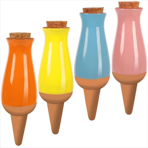 0.1 Gal. Tree Watering Bag Ollas Plant Watering Globes, Automatic Watering Devices for Indoor and Outdoor Plant (4-Pack)