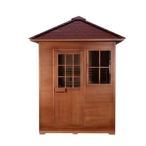 Freeport 3-Person Outdoor Traditional Wet/Dry Sauna