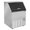 TAZPI Commercial Ice Maker 160 lbs. /24 H Freestanding Ice Maker Machine with 35 lbs. Storage, Black