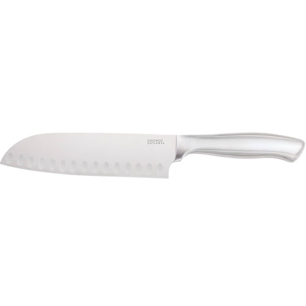 Chicago Cutlery Insignia Steel 13-Piece Kitchen Knife Set with Gray Wood Block