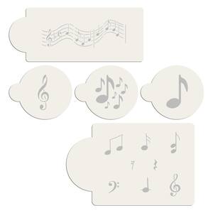 Musical Notes Cookie Stencil Bundle (12 Patterns)