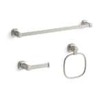 KOHLER Numista 3-Piece Bath Hardware Set in Vibrant Brushed Nickel ...