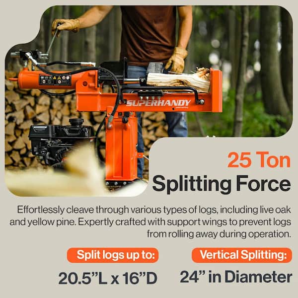 25 Ton Gas Log Splitter