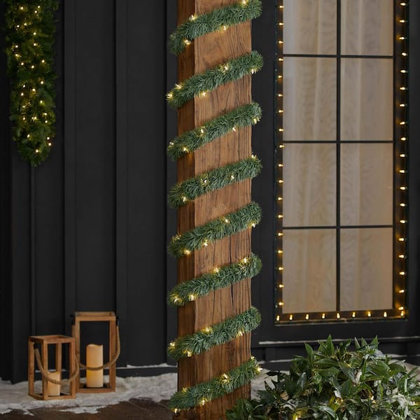 50 ft LED Pre-Lit Roping Garland