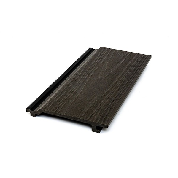 Ejoy 6.14 in. W x 94.49 in. L Shiplap Composite Siding Pack of 4pc