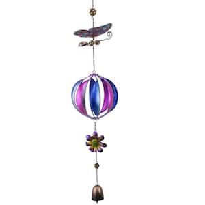 Spinner Mobile Balloon Bfly Purple Blue