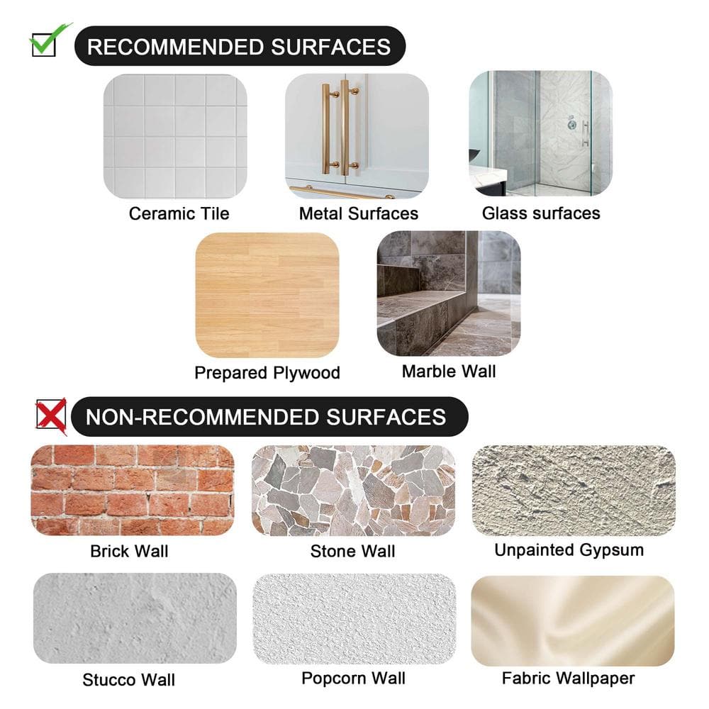 12" x 12" White Vinyl Peel and Stick Subway Tile