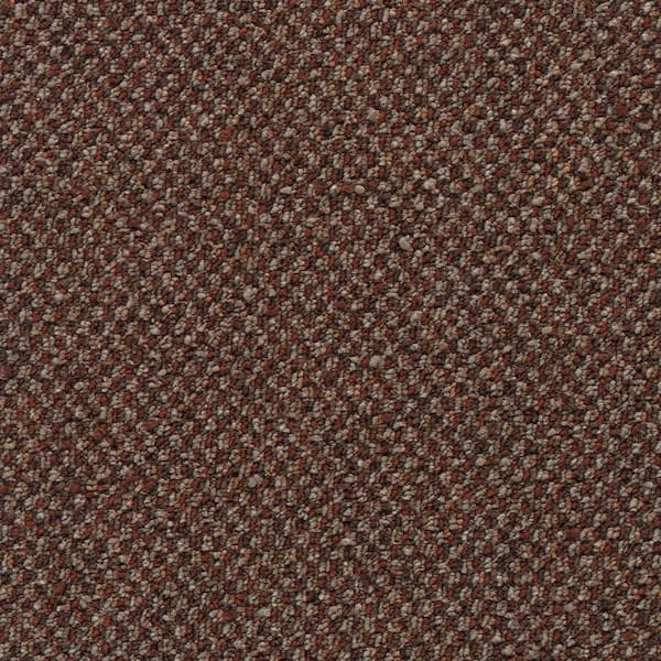 TrafficMaster Colwick  - Sienna - Red 20 oz. Polyester Pattern Installed Carpet