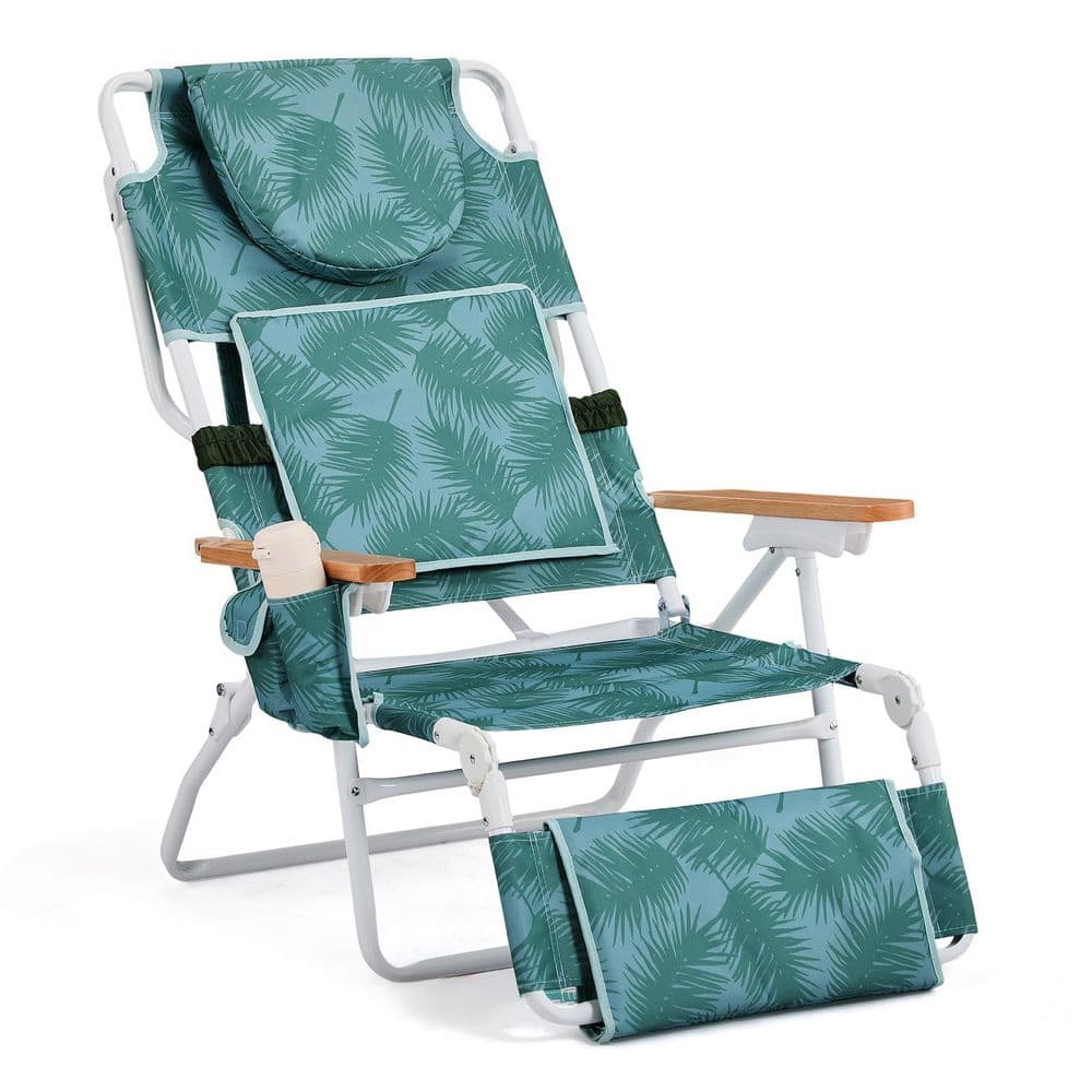 Green Aluminum Folding Beach Chair (Set of 1) price history on PriceWatchPro