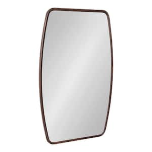 Caskill 32 in. x 20 in. Classic Rectangle Framed Bronze Wall Accent Mirror