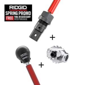 RIDGID T-215 1-3/4 in. 4 Blade Spade Cutter Drain Cleaning
