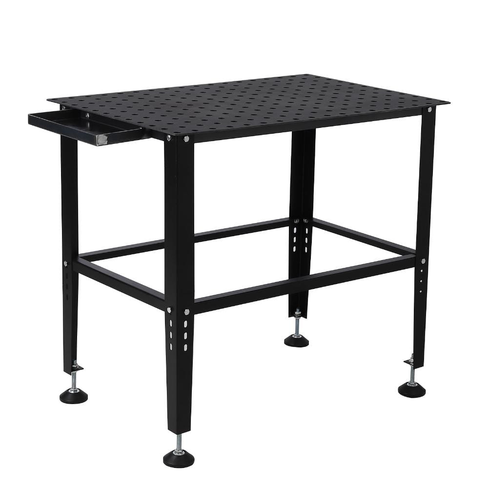 Steel Welding Table Workbench with 5/8 Fixture Holes, Adjustable Legs for Fabrication, Auto Repair, Workshop price history on PriceWatchPro