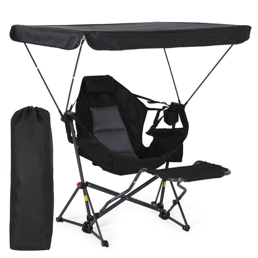 MUKE Portable Hammock Chair with Adjustable Canopy & Footrest MUKE Portable Hammock Chair with Adjustable Canopy & Footrest
