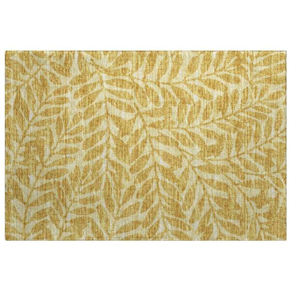 Dream Shag Premium Machine Washable Abstract ADS111 Gilded 2 ft. x 3 ft. Accent Rug