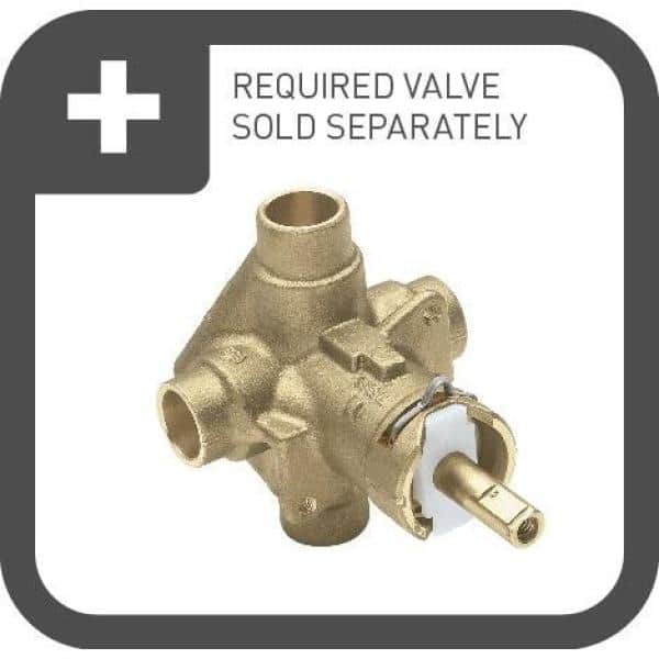 Brantford Single-Handle Posi-Temp Valve Trim Kit in Oil Rubbed Bronze (Valve Not Included)