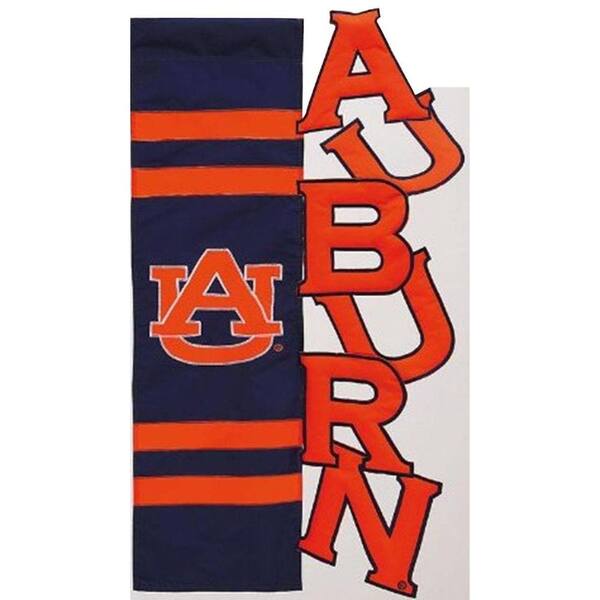 Evergreen Enterprises NCAA 12-1/2 in. x 18 in. Auburn Sculpted Garden Flag