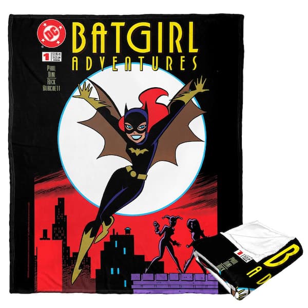 THE NORTHWEST GROUP DC Comics Batman Silk Touch Multi-Colored Throw Blanket Batgirl Adventures