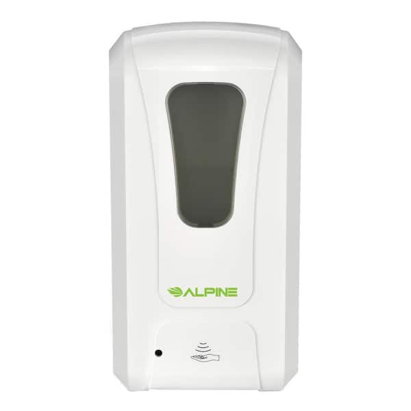 40 oz. Wall Mount Automatic Foam Hand Sanitizer Soap Dispenser in White (2-Pack)
