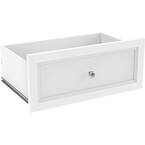 Selectives 9.92 in. H x 23.46 in. W White Wood Drawer