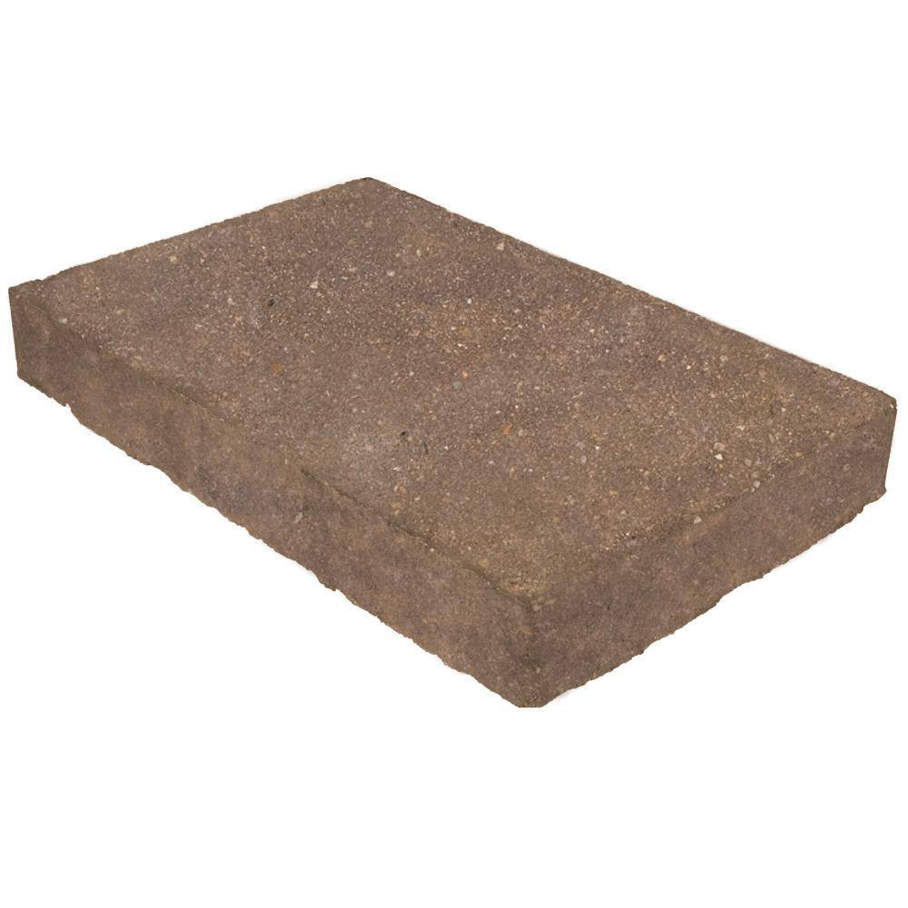 Valestone Hardscapes Mega Domino 12 in. x 18 in. x 2.25 in. Gascony Tan ...