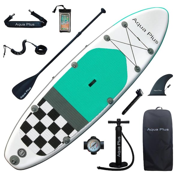 Unbranded Ultra Portable 126 in. Chess PVC Inflatable Paddleboard with Accessories