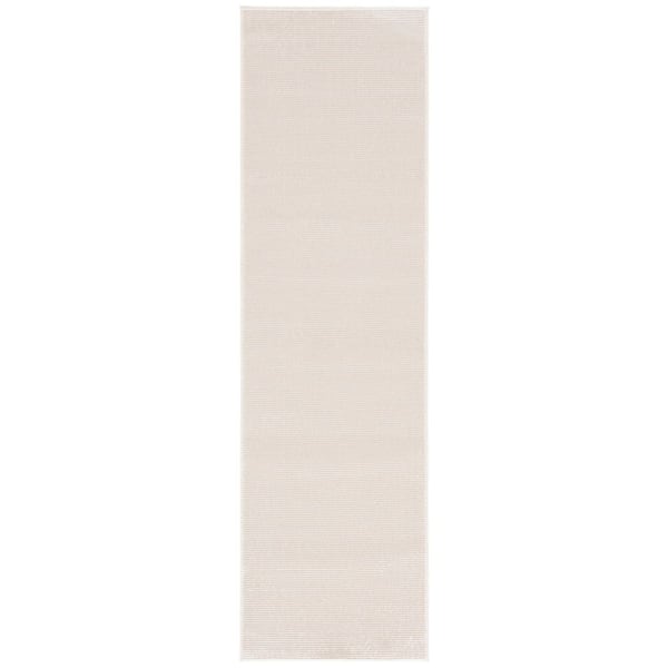 Revive 2 ft. x 8 ft. Beige Solid Runner Rug