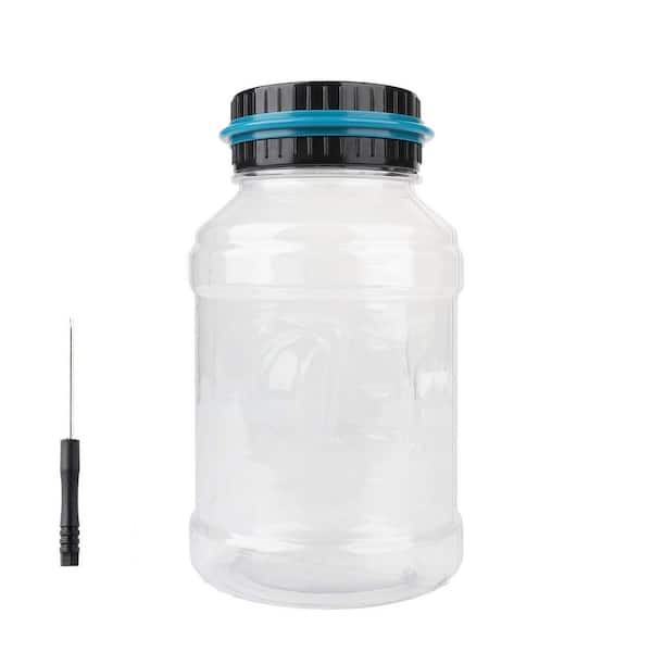 Lukyamzn Digital Coin Counting Jar 1.8L Large Capacity Money Saving Box with LCD Display Easy Tracking Blue Gift for Kids Adults