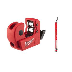1/2 in. Mini Copper Tubing Cutter with Reaming Pen Mil (2-Piece)