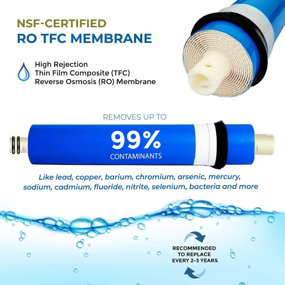 Ultra Series 6-Stage Alkaline Mineral Reverse Osmosis Under Sink Water Filter