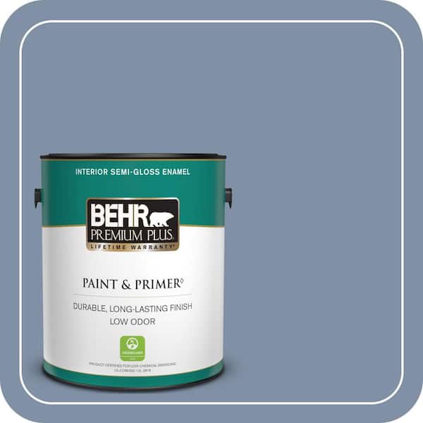 BEHR PREMIUM PLUS 1 gal. #MQ5-16 Montage Semi-Gloss Enamel Low Odor Interior Paint & Primer