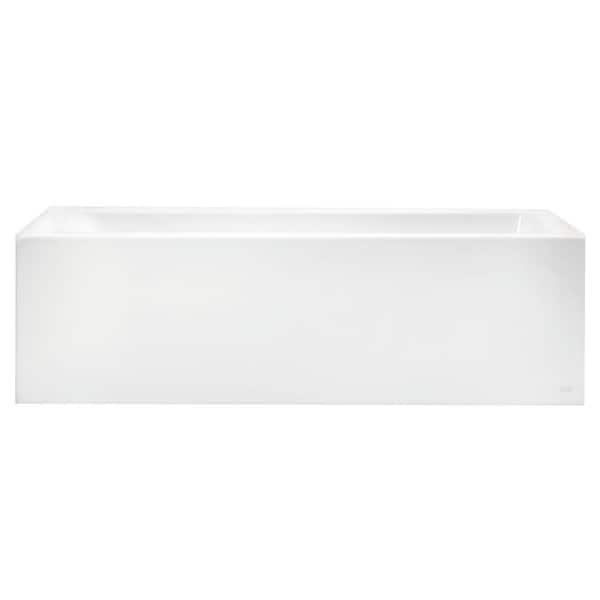Studio 60 in. x 30 in. Soaking Bathtub with Right Hand Drain in Arctic White