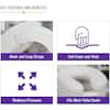 DMI Vinyl Cushion 4 in. Round Front Toilet Seat in White 520-1247-1900 -  The Home Depot